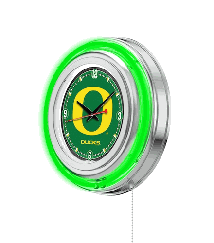 Oregon Neon Clock 15