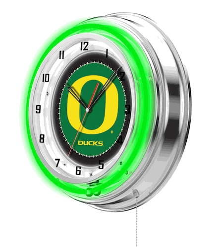 Oregon Neon Clock 19