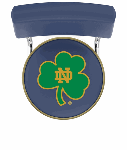 Notre Dame Shamrock Seatback Bar Stool