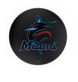 Miami Marlins Black Ring Swivel Stool
