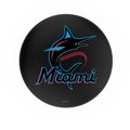 Miami Marlins Chrome Ring Swivel Stool