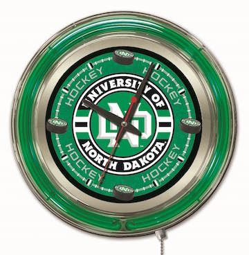 North Dakota Neon Clock 15
