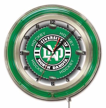 North Dakota Neon Clock 19