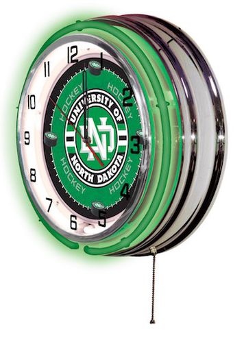 North Dakota Neon Clock 19