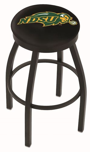 North Dakota State Black Ring Swivel Stool