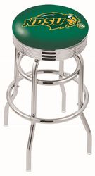 North Dakota State Green Diner Bar Stool