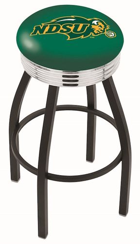 North Dakota State Green Diner Swivel Stool
