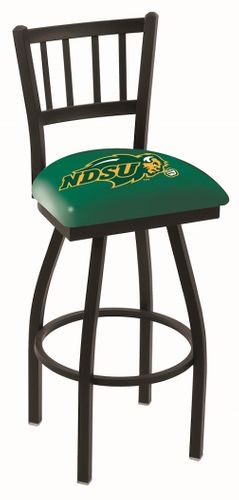 North Dakota State Green Jailhouse Back Swivel Stool