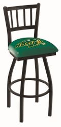 North Dakota State Green Jailhouse Back Swivel Stool