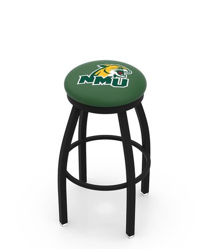 Northern Michigan Black Ring Swivel Stool