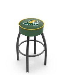 Northern Michigan Cushion Swivel Stool