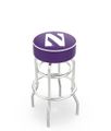 Northwestern Cushion Bar Stool