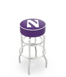 Northwestern Cushion Bar Stool