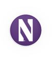 Northwestern Cushion Bar Stool