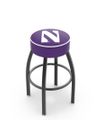 Northwestern Cushion Swivel Stool