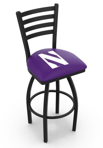 Northwestern Ladder Back Swivel Stool