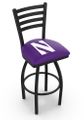 Northwestern Ladder Back Swivel Stool