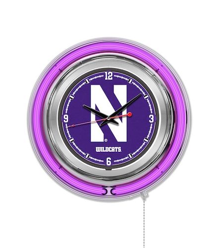 Northwestern Neon Clock 15