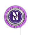 Northwestern Neon Clock 15