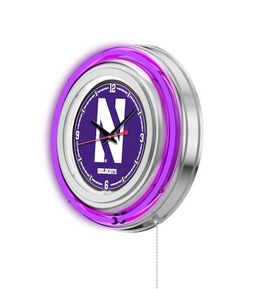 Northwestern Neon Clock 15
