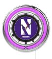 Northwestern Neon Clock 19