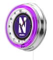 Northwestern Neon Clock 19