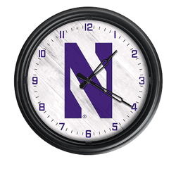 Northwestern Outdoor LED Clock