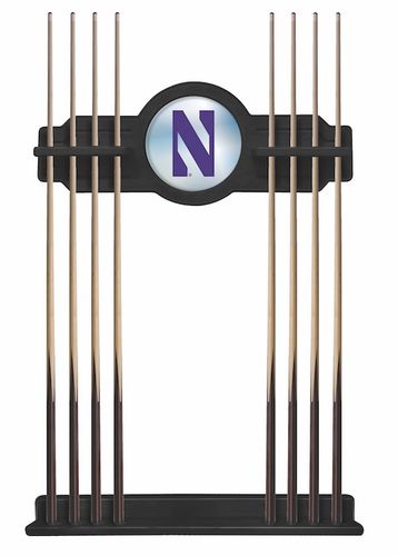 Northwestern Pool Cue Rack