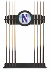 Northwestern Pool Cue Rack