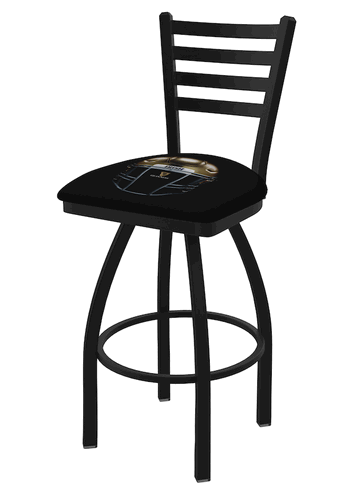 Notre Dame-Guinness Helmet Ladder Back Swivel Stool