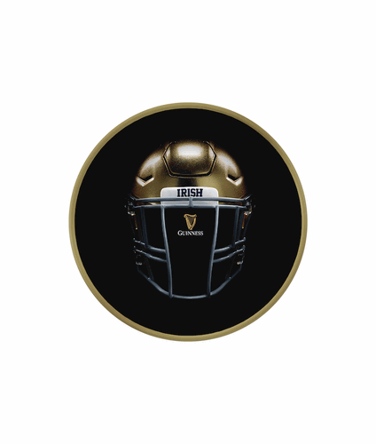 Notre Dame-Guinness Helmet Cushion Swivel Stool