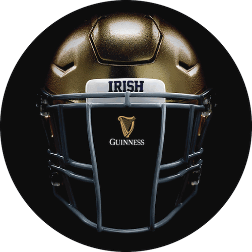 Notre Dame-Guinness Helmet Classic Pub Table
