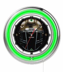 Notre Dame-Guinness Neon Clock 19