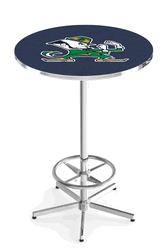 Notre Dame Leprechaun Retro Pub Table