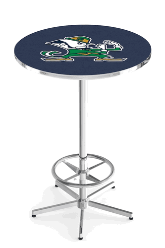 Notre Dame Leprechaun Retro Pub Table