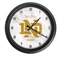 Notre Dame Vintage White Outdoor LED Clock
