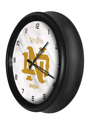 Notre Dame Vintage White Outdoor LED Clock