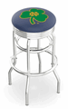 Notre Dame Shamrock Diner Bar Stool