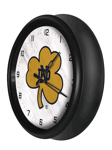 Notre Dame Shamrock Outdoor LED Clock
