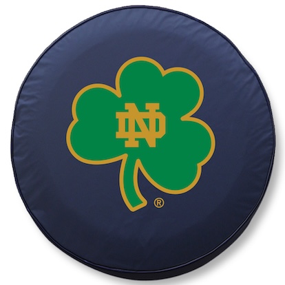 Notre Dame Shamrock Tire Cover