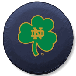 Notre Dame Shamrock Tire Cover