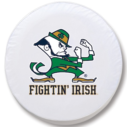 Notre Dame Leprechaun Tire Cover