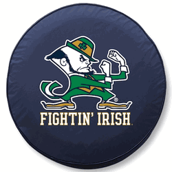 Notre Dame Leprechaun Tire Cover