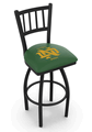 Notre Dame Vintage Jailhouse Back Swivel Stool