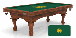 Notre Dame Vintage Pool Table