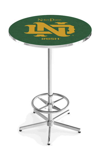 Notre Dame Vintage Retro Pub Table
