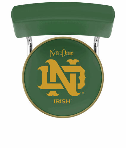 Notre Dame Vintage Seatback Bar Stool