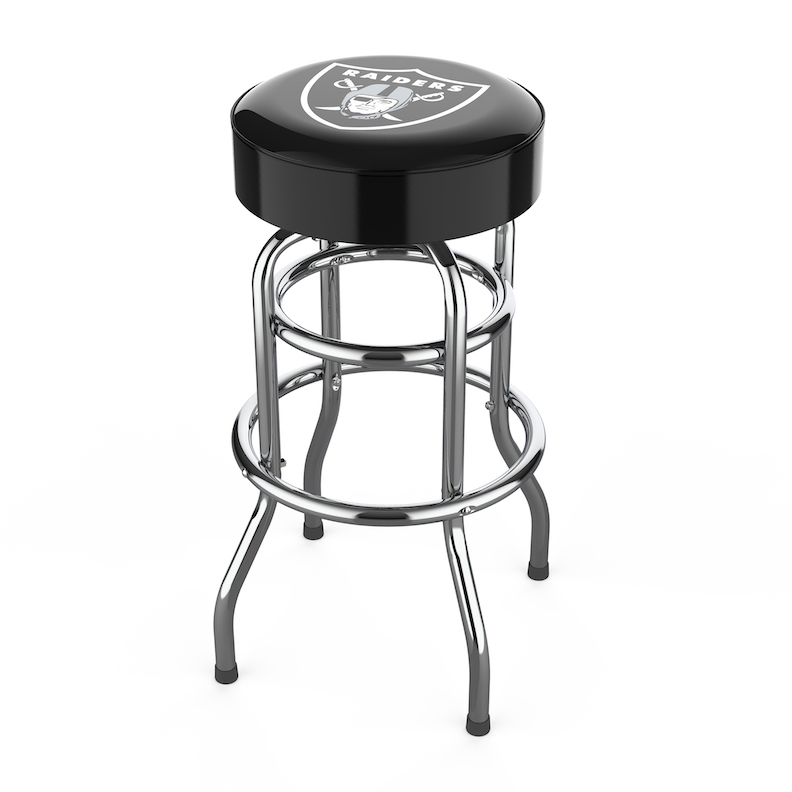 Las Vegas Raiders Logo Bar Stool