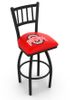 Ohio State Jailhouse Back Swivel Stool