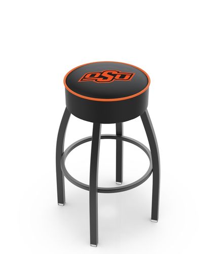 Oklahoma State Cushion Swivel Stool
